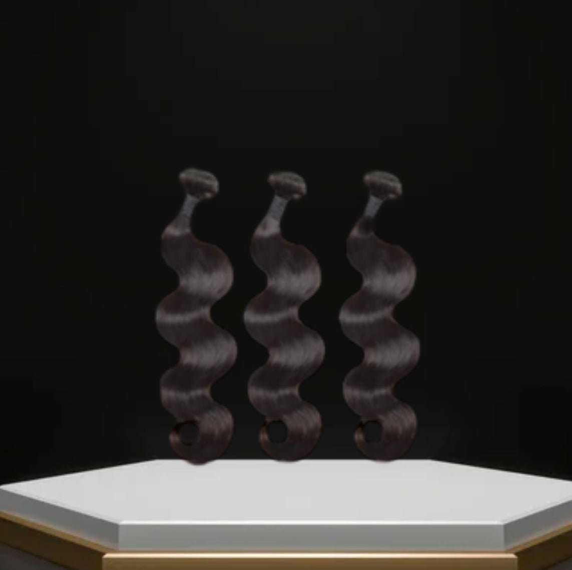 3 Virgin Body wave Bundles