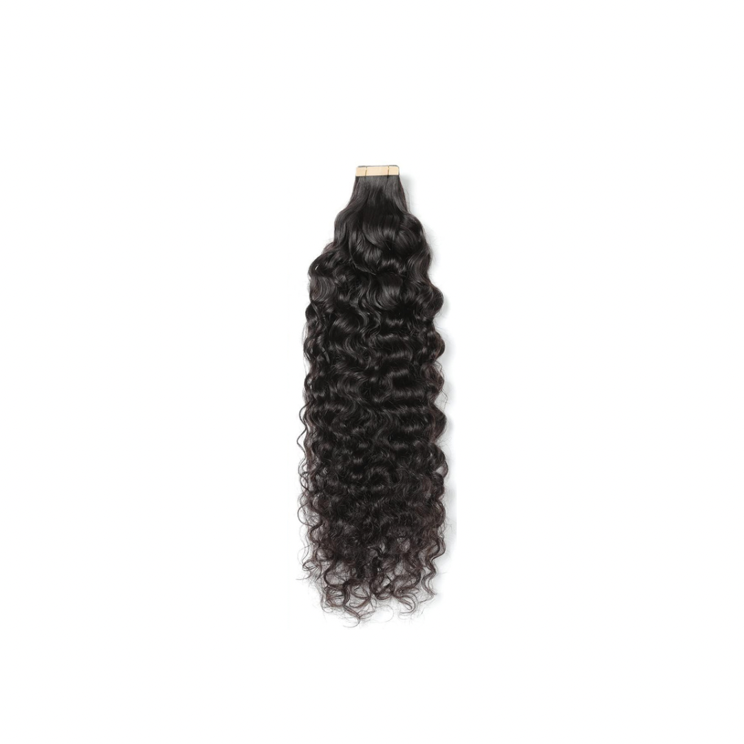 Brazilian curly Tape In extensions