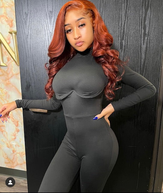 Ginger Lace Frontal Wig Human Hair