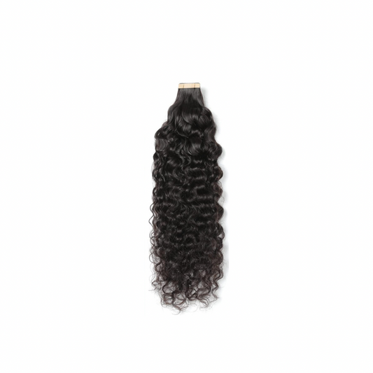 Brazilian curly Tape In extensions